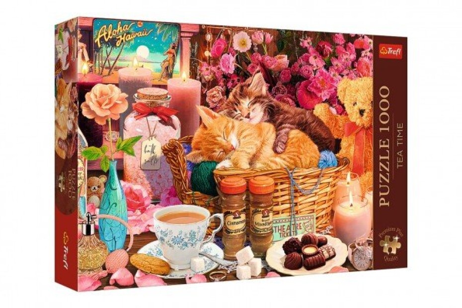 Puzzle Premium Plus - Čajový čas: Všechny pěkné věci  1000 dílků 68,3x48cm v krabici 40x27x6cm - main (0)