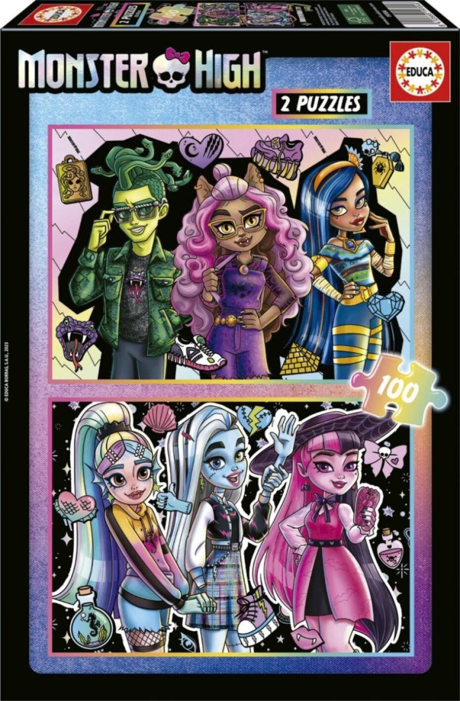Puzzle Monster High/2x100 dílků - main (0)