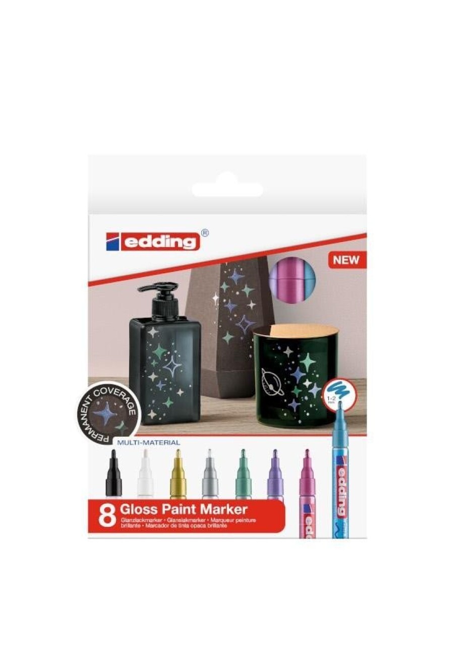 Edding Lakový popisovač 751 - Metal, sada 8 ks - main (0)