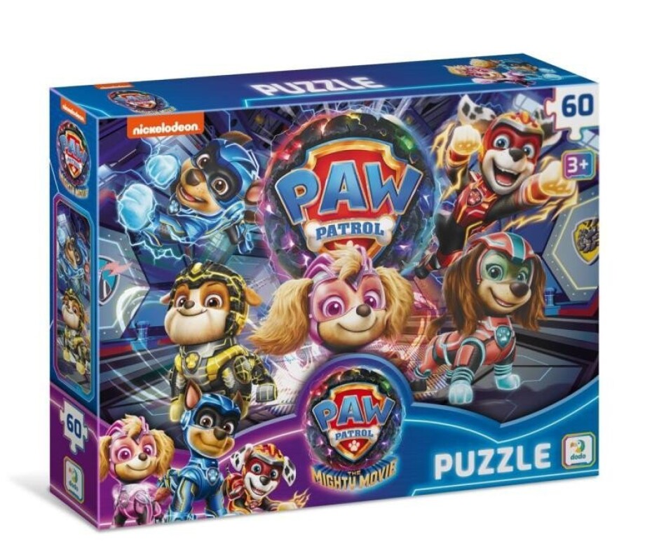 Puzzle Tlapková patrola: The Mighty Movie 60 dílků - main (0)