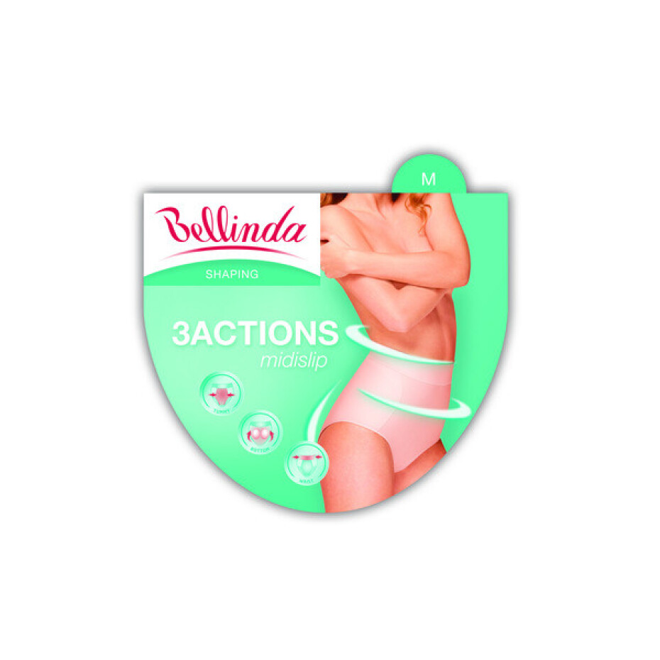 Formující kalhotky 3ACTIONS MIDISLIP - BELLINDA - černá S - main (2)