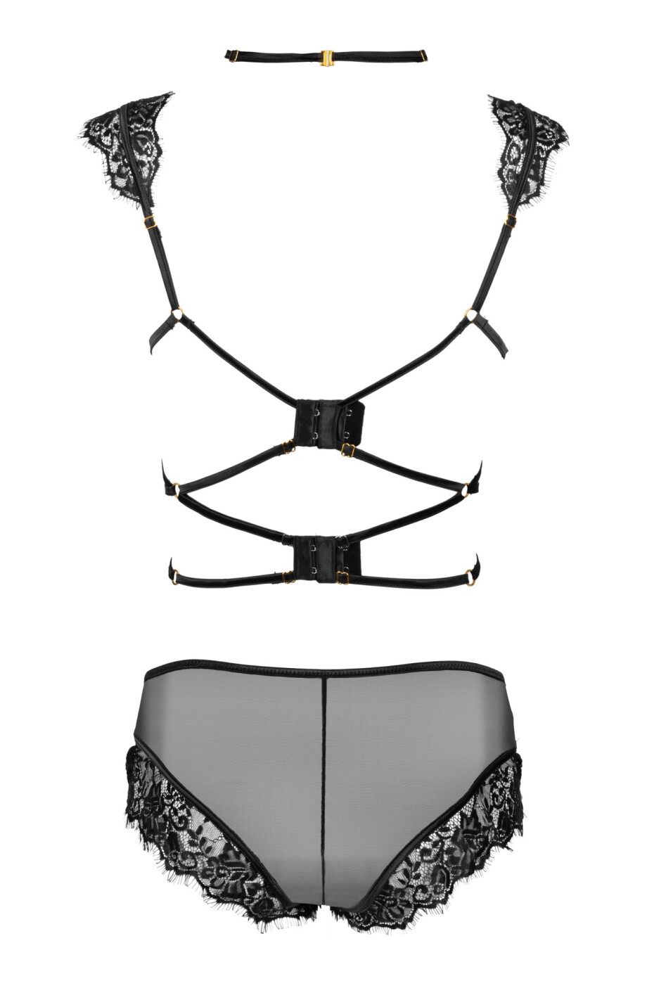 LivCo Corsetti Fashion Set Palmenom Black S/M - main (2)