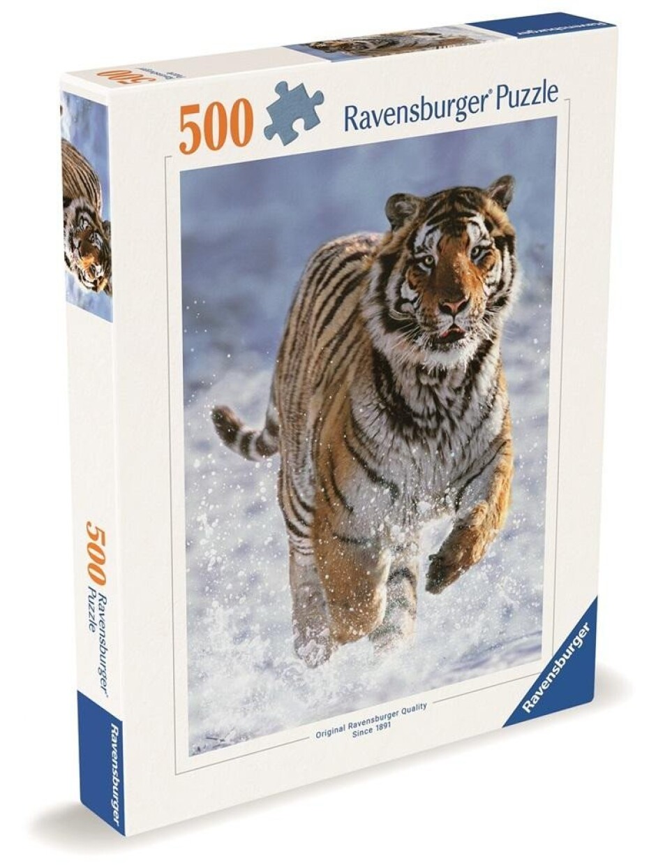 Puzzle Tygr na sněhu 500 dílků - main (0)