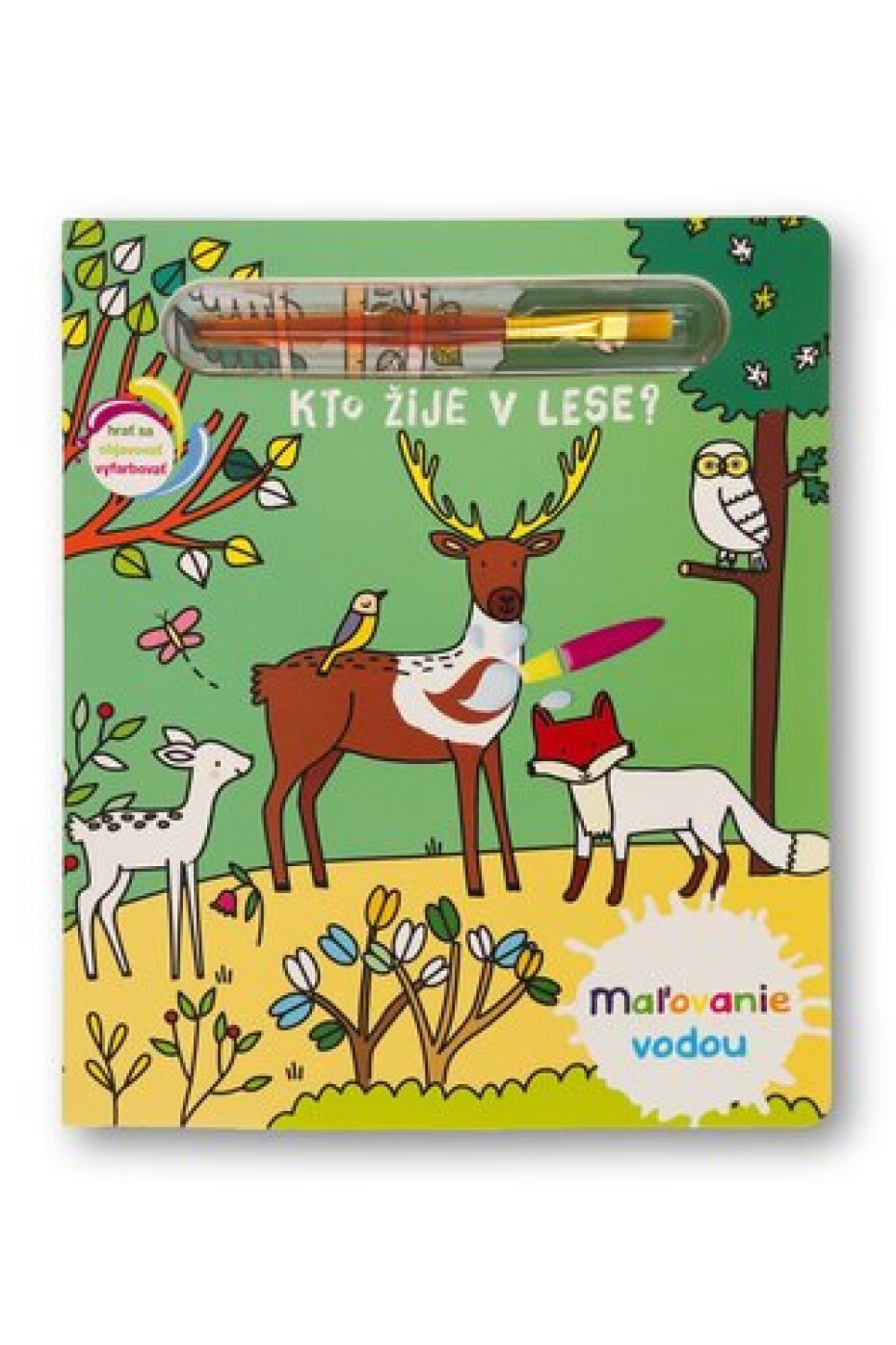 Maľovanie vodou Kto žije v lese? - main (0)