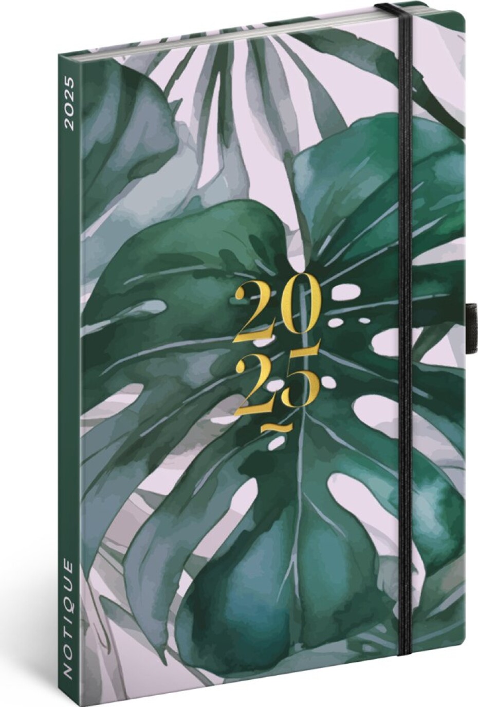 NOTIQUE Týdenní diář Monstera 2025, 13 x 21 cm - main (0)