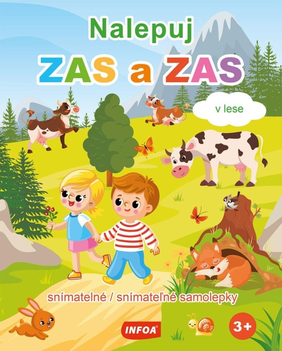 Nalepuj ZAS a ZAS V lese - snímatelné / snímateľné samolepky - main (0)