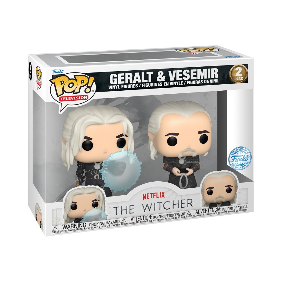 Funko POP TV: Witcher - Geralt and Vesemir 2pack (Zaklínač, exclusive special edition) - main (0)