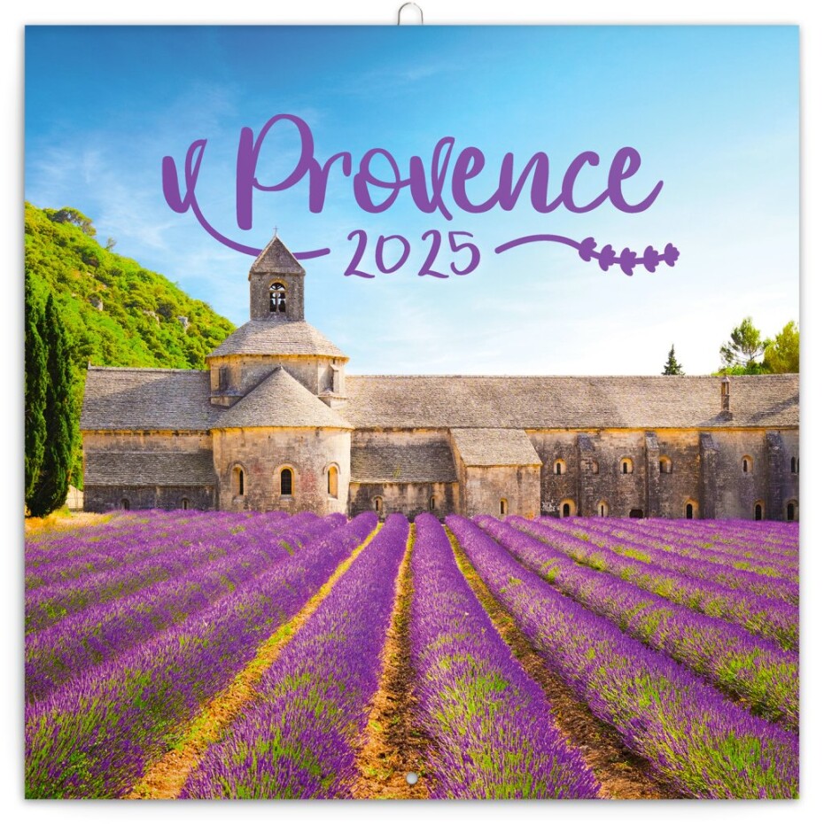 Kalendář 2025 poznámkový: Provence - voňavý, 30 × 30 cm - main (0)