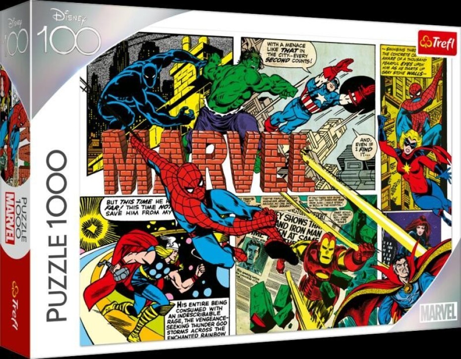 Trefl Puzzle Disney 100 let: Neporazitelní Avengers 1000 dílků - main (0)