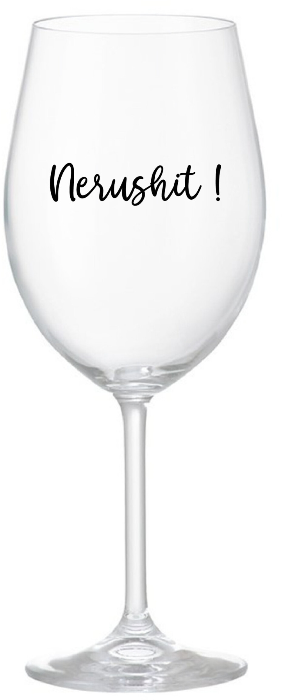 NERUSHIT! - čirá sklenice na víno 350 ml - main (0)