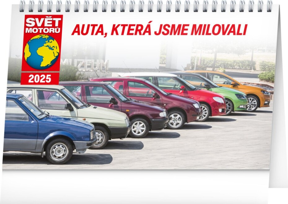 Kalendář 2025 stolní: Svět motorů, 23,1 × 14,5 cm - main (0)
