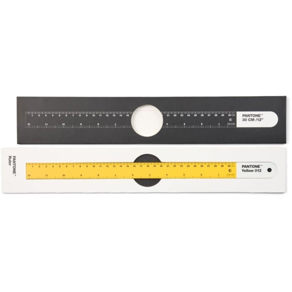 Pantone Pravítko 30 cm - Yellow 012 - main (0)