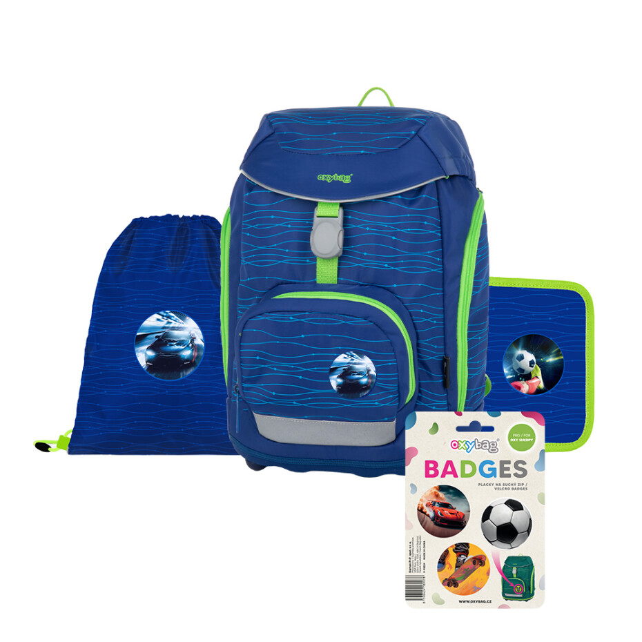 Školní set 4 ks Oxy Sherpy - Blue - main (0)