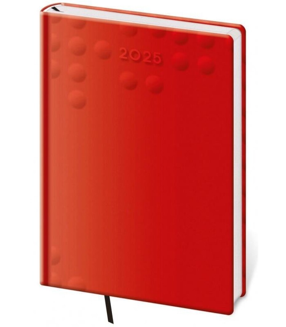 Diář 2025 Vario denní A5 3 Red Design - main (0)