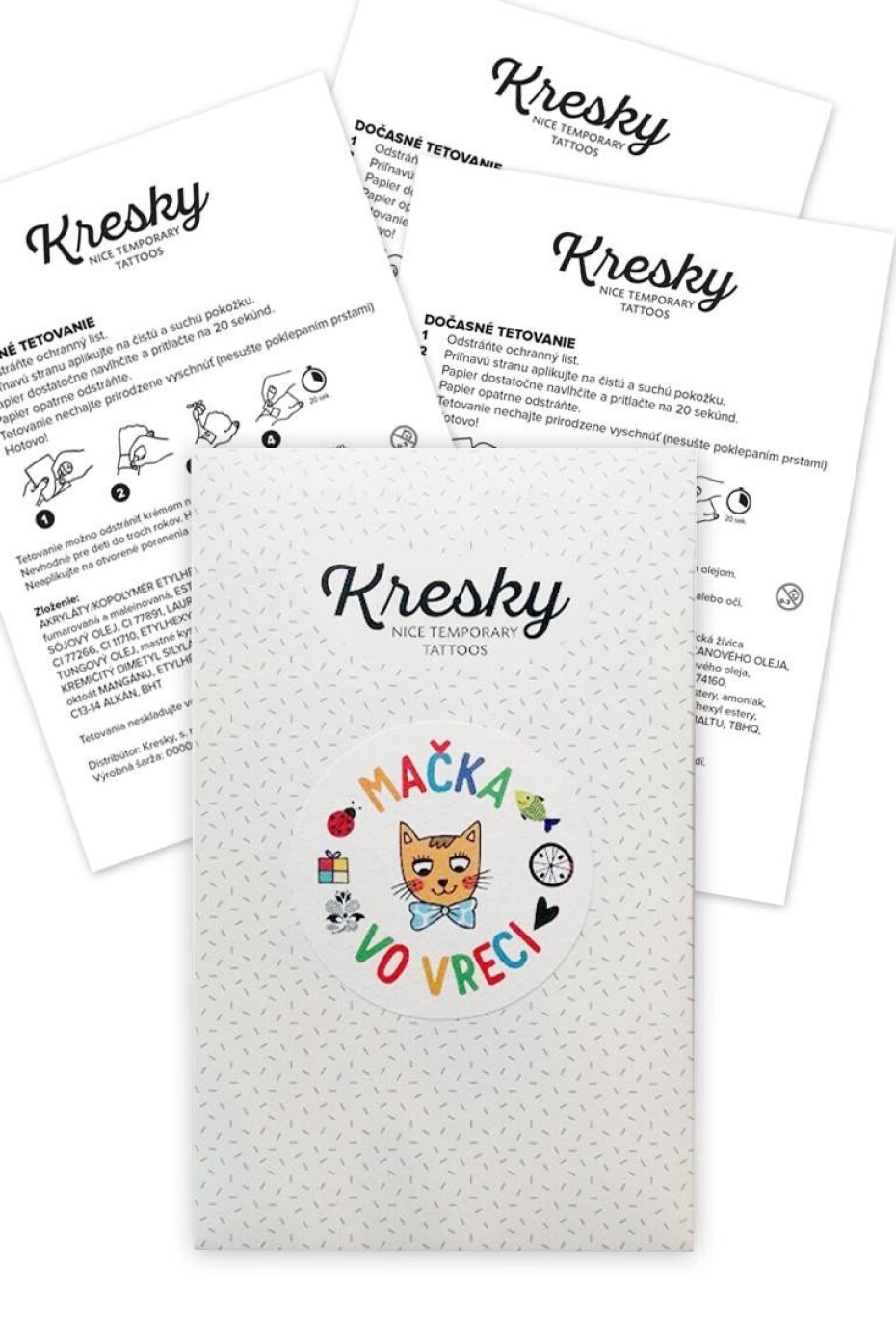 Kresky dočasné tetování - Kočka v kapse - main (0)