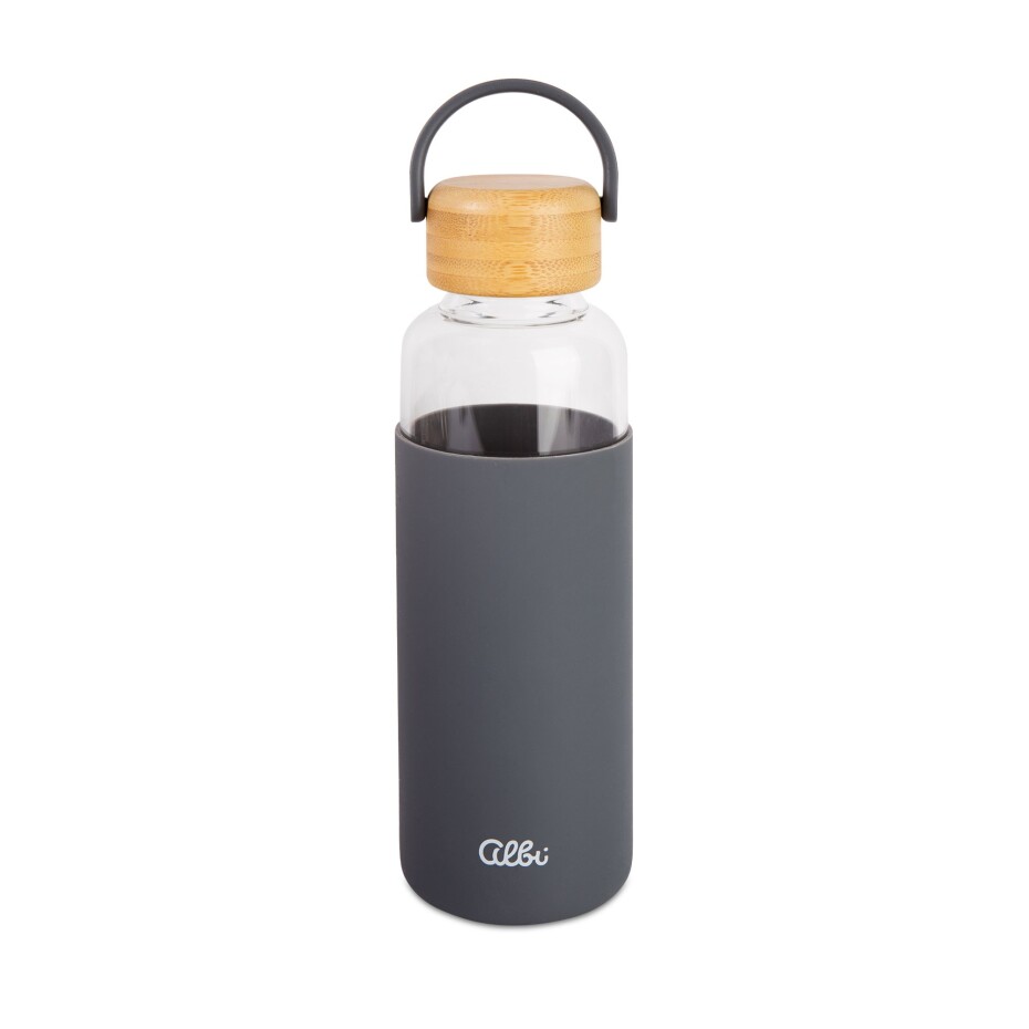 Albi Šedá skleněná láhev 500 ml - Albi - main (0)