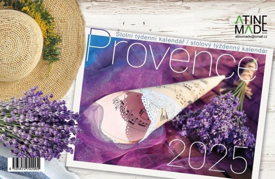 Kalendář 2025 Provence, stolní, týdenní, 225 x 150 mm - main (0)