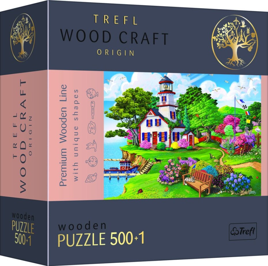 Dřevěné puzzle Letní útočiště 501 dílků - Tolo - main (0)