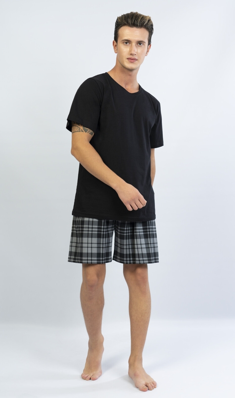 Pánské pyžamo šortky Jiří černá 1XL - main (7)