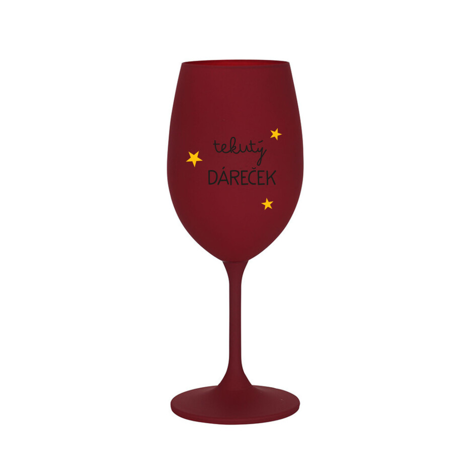 TEKUTÝ DÁREČEK - bordo sklenice na víno 350 ml - main (0)