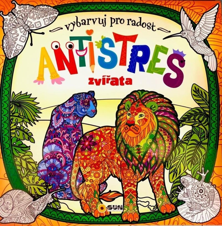 Vybarvuj pro radost ANTISTRES Zvířata - main (0)