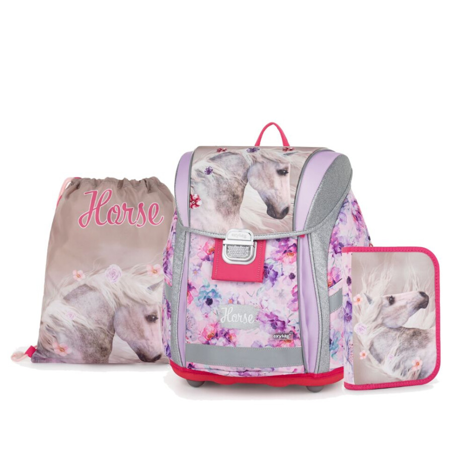 Školní set 3 ks Premium Light - Kůň romantic - main (0)