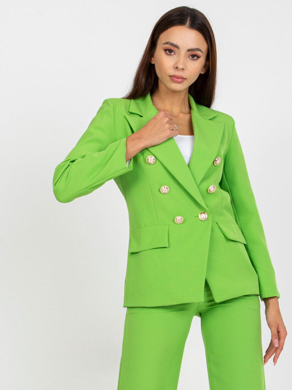 Dámské sako DHJ MA 15555 světle zelené - FPrice světlé zelená 2XL - main (1)