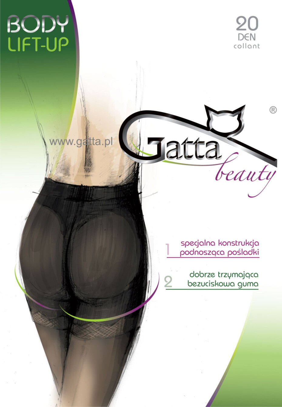 Punčochy Body Lift-Up - Gatta Daino (epis. Středně béžová) 2-S - main (0)