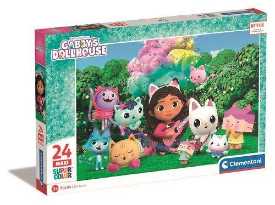Clementoni Puzzle Gábinin kouzelný domek - Na zahradě maxi 24 dílků - main (0)