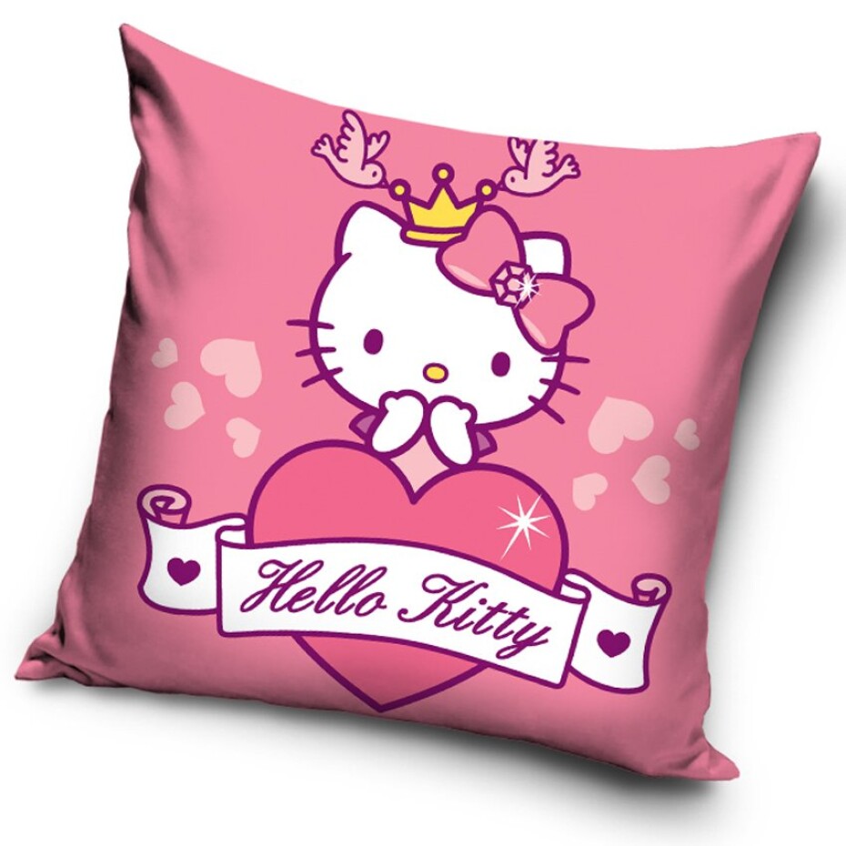 Dětský polštářek Hello Kitty s korunkou - main (0)