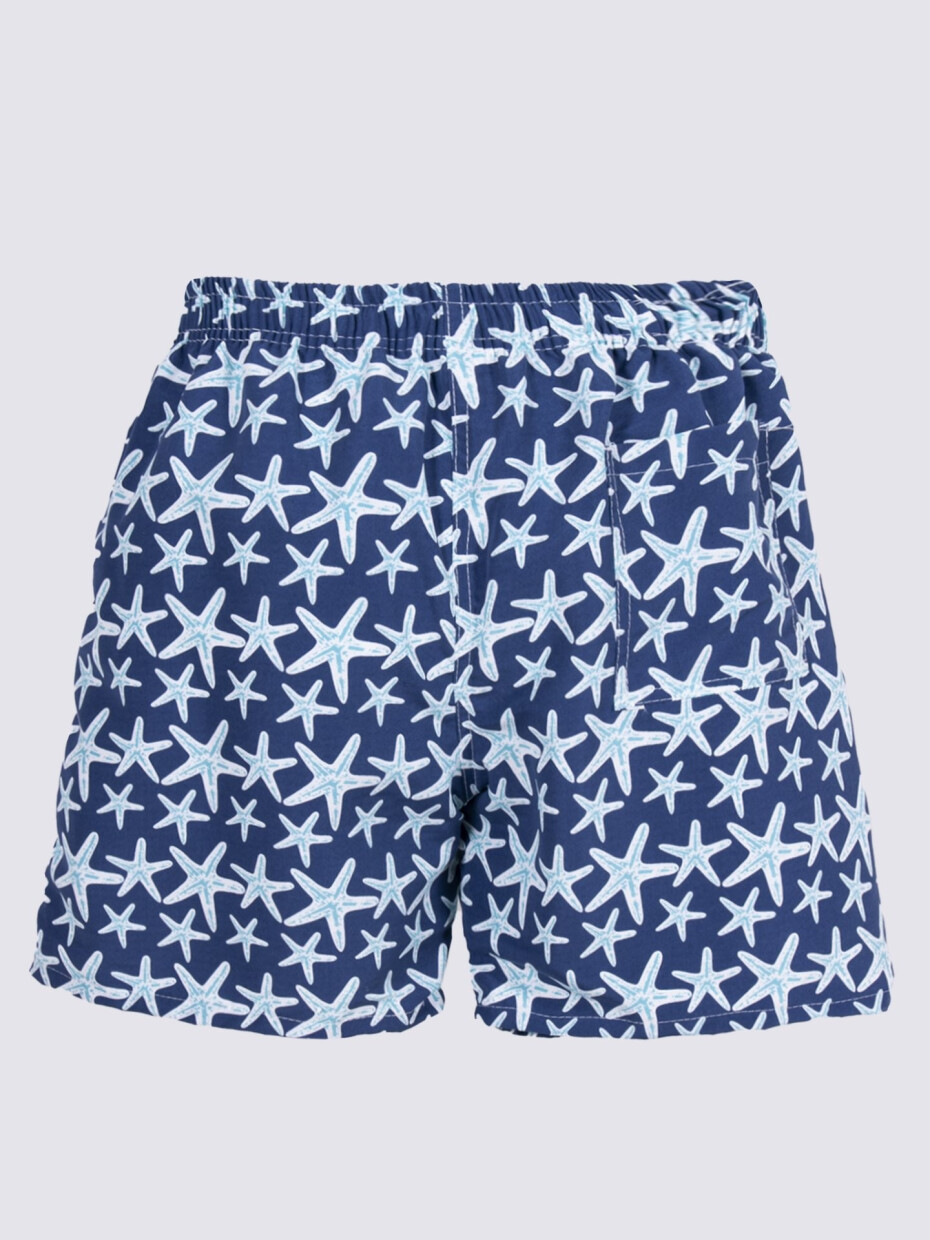 Yoclub Pánské plážové šortky LKS-0049F-A100 Navy Blue M - main (1)