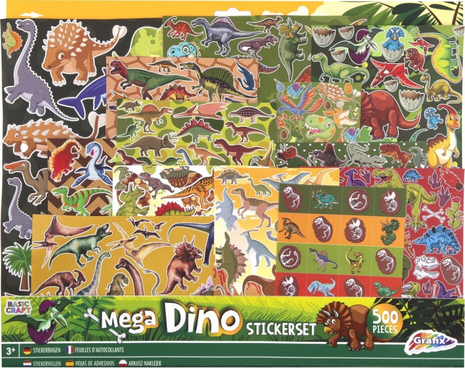 Sada samolepek Dinosaurus Mega - Craft Creative - main (0)
