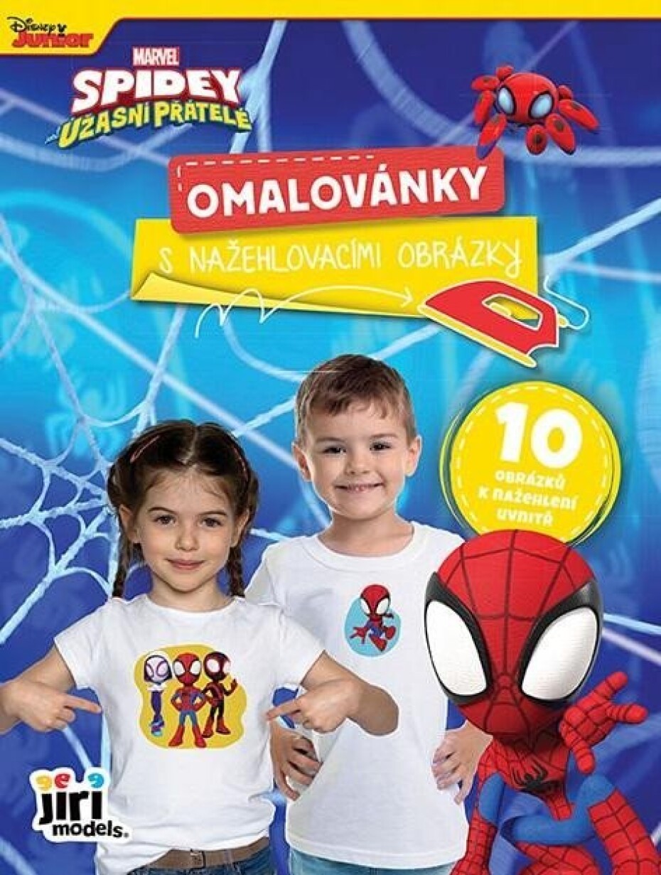 Omalovánky s nažehlovacími obrázky Spidey - main (0)