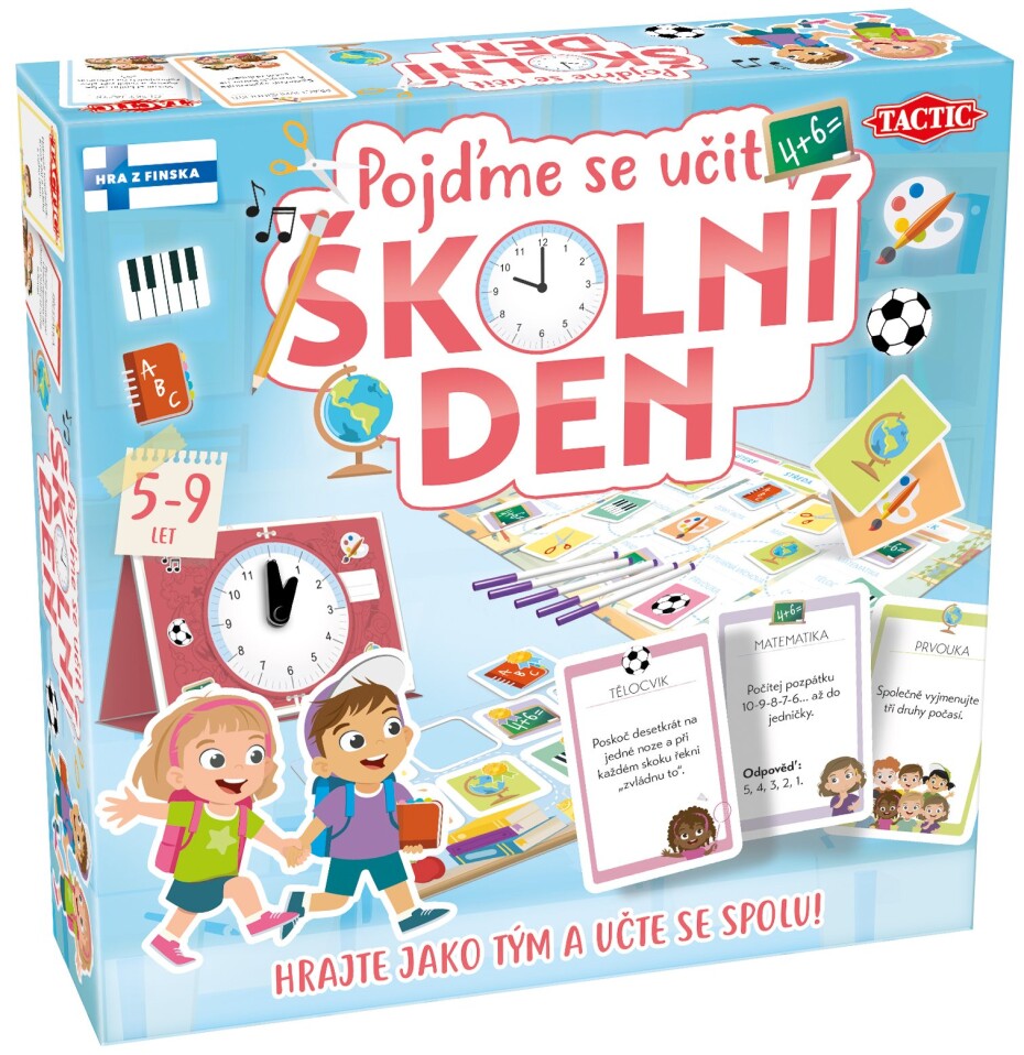 Pojďme se učit: Školní den - dětská hra - main (0)