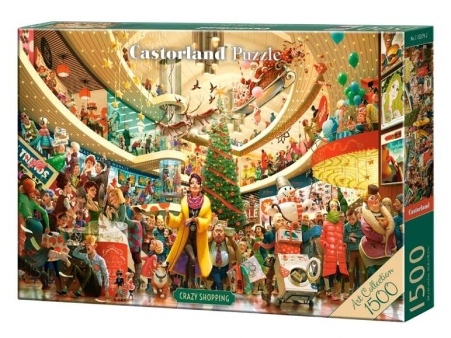 Puzzle Castorland Art Collection Bláznivé nákupy 1500 dílků - main (0)