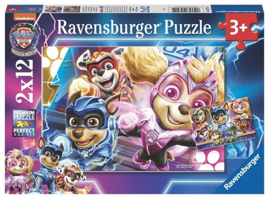 Puzzle Tlapková patrola ve velkofilmu 2x12 dílků - main (0)