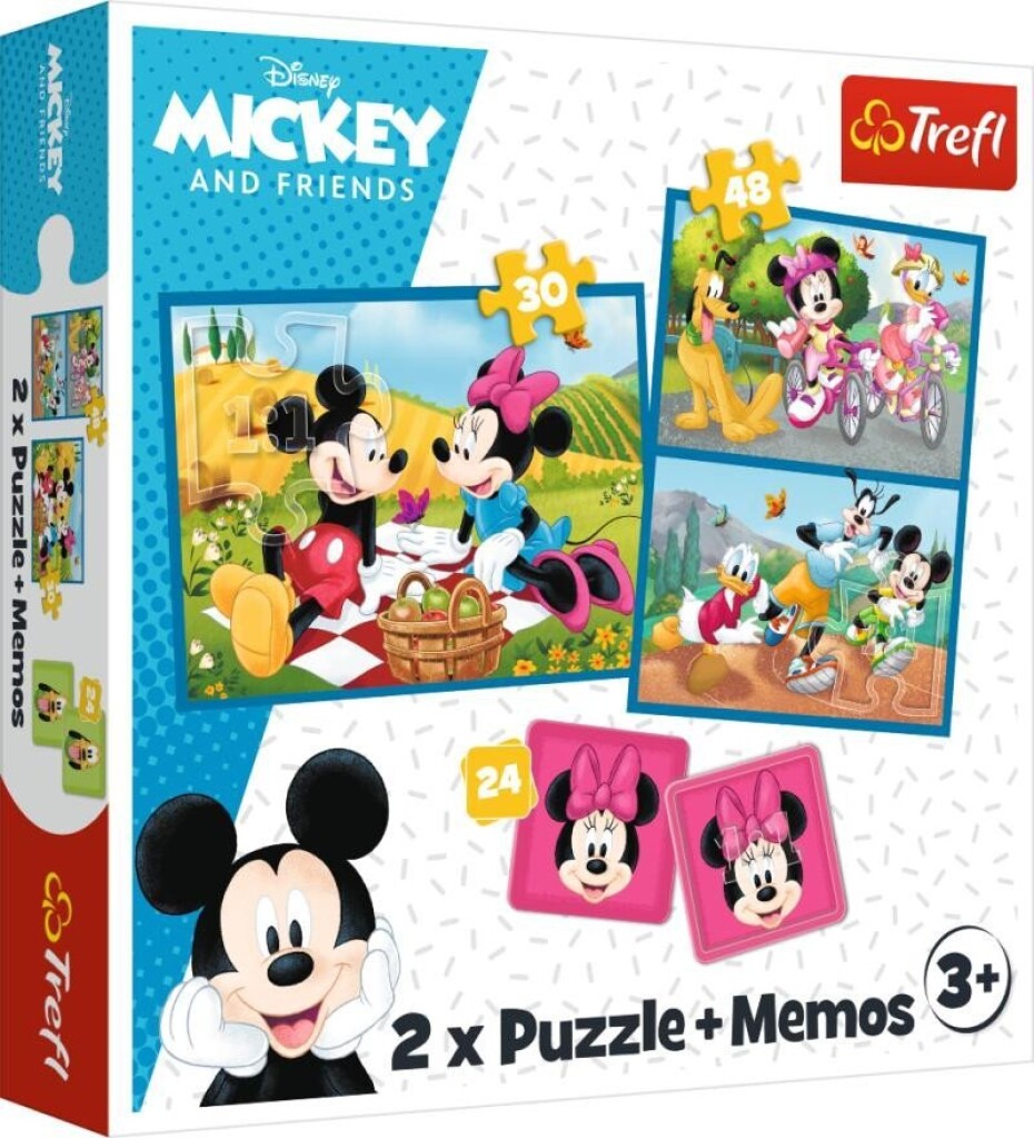 Trefl Puzzle Mickey a přátelé / 30+48 dílků+pexeso - main (0)