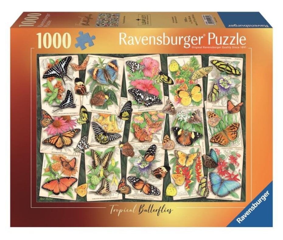 Puzzle Tropičtí motýli 1000 dílků - main (0)