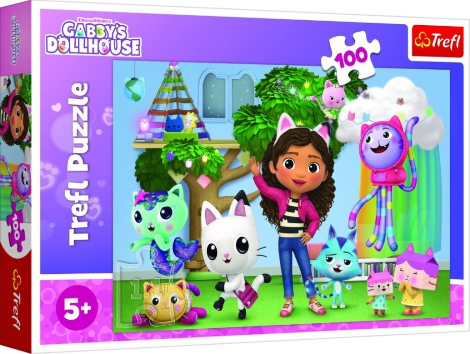 Puzzle Gábinin kouzelný domek 100 dílků - Trigano - main (0)