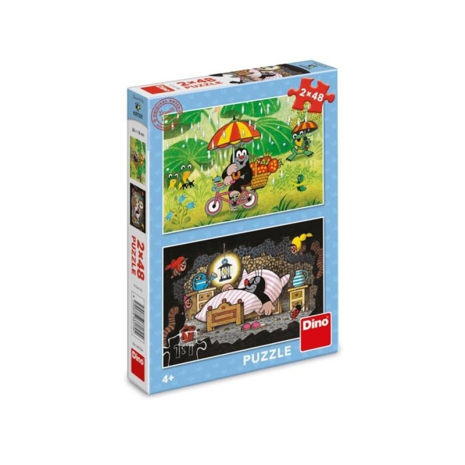 Puzzle Krtkův den 2 x 48 dílků - main (0)