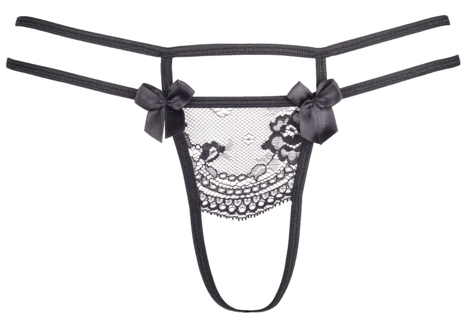 Tanga Plus Size V-8698 černá - Axami 4XL - main (4)