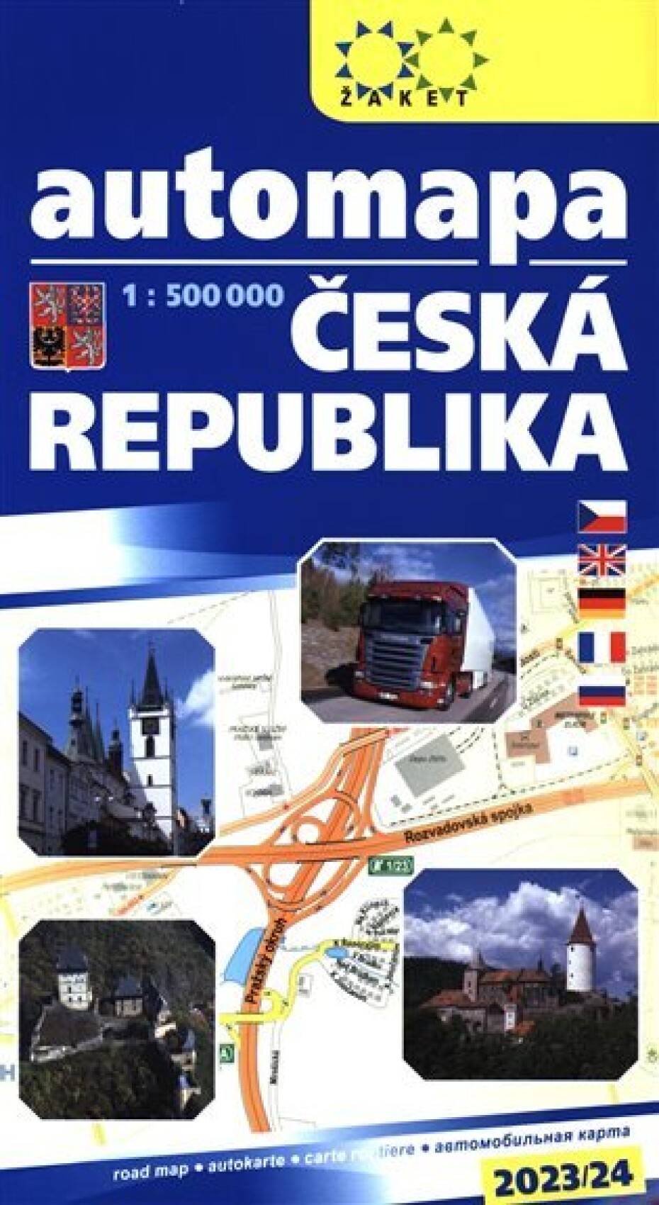 Automapa Česká republika 1: 500 000, 9.  vydání - main (0)