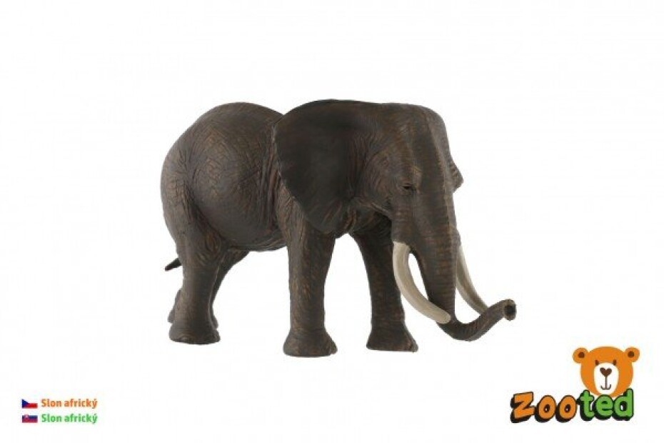 Slon africký zooted plast 17cm v sáčku - main (0)