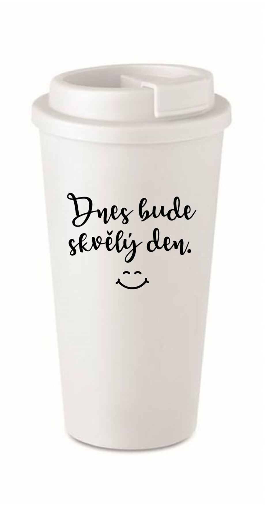 DNES BUDE SKVĚLÝ DEN. - bílý termohrnek 475 ml - main (0)