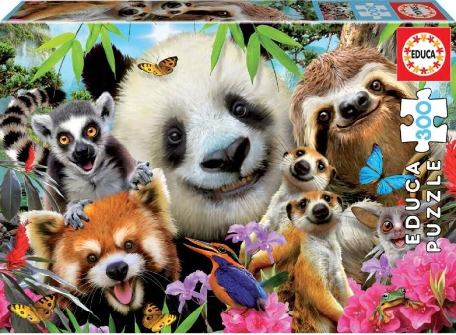 Puzzle Selfie černookých kamarádů 300 dílků - main (0)