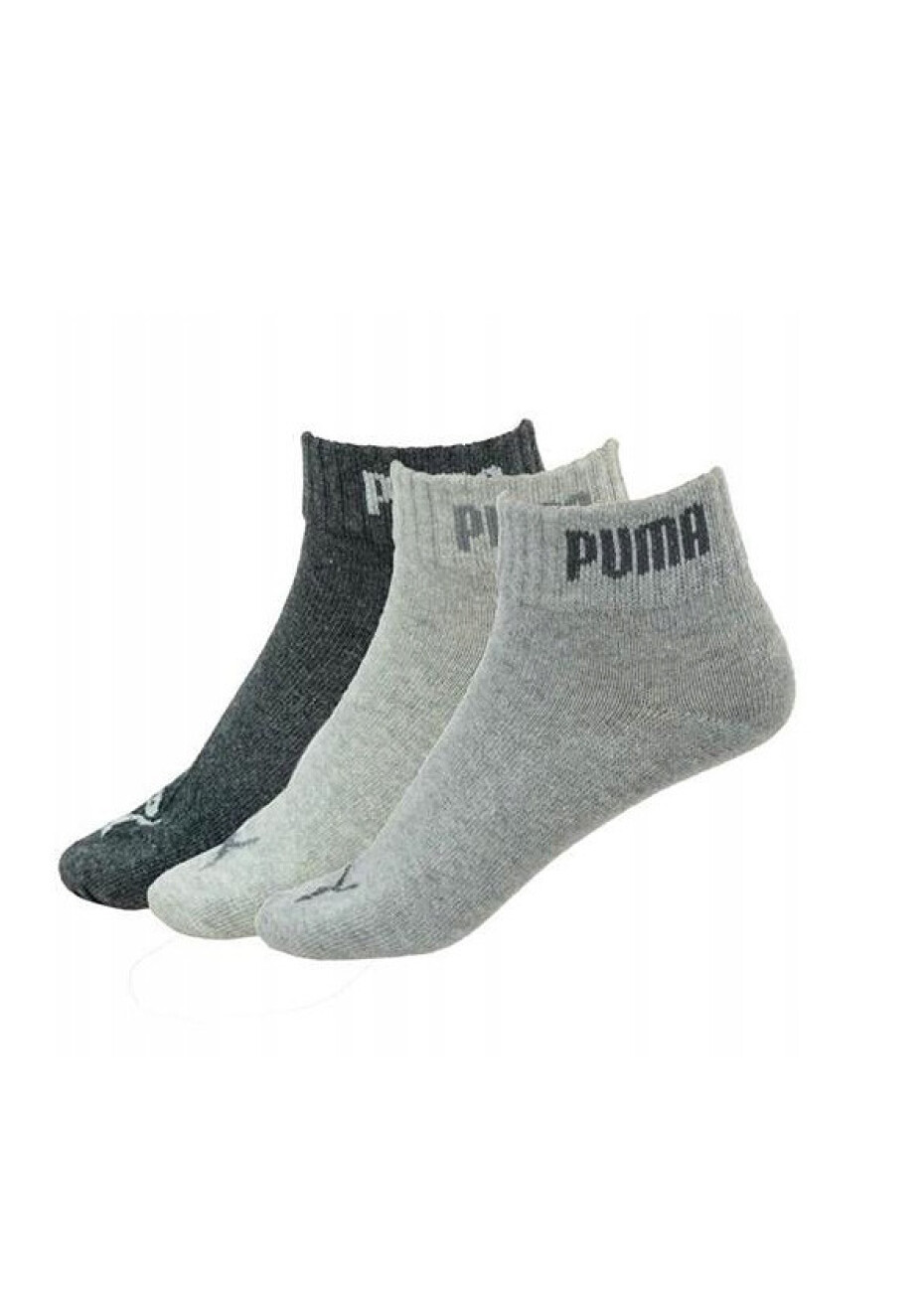 Ponožky Basic Quarter A'3 - 271080001 - Puma šedo-bílo-černá 35-38 - main (11)