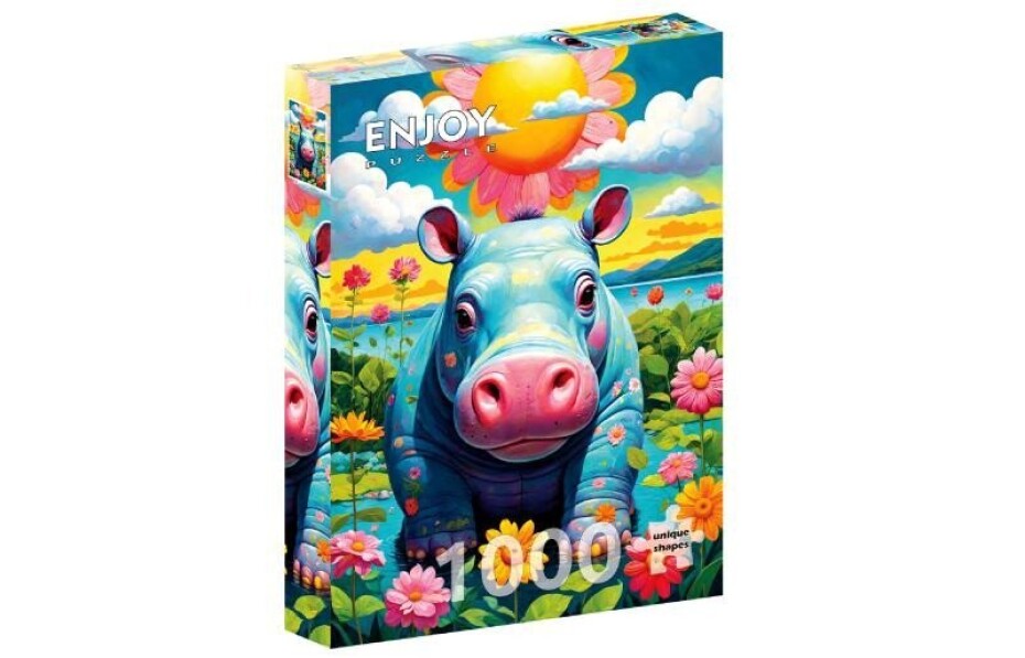 Puzzle Sluníčkový hrošík 1000 dílků - main (0)