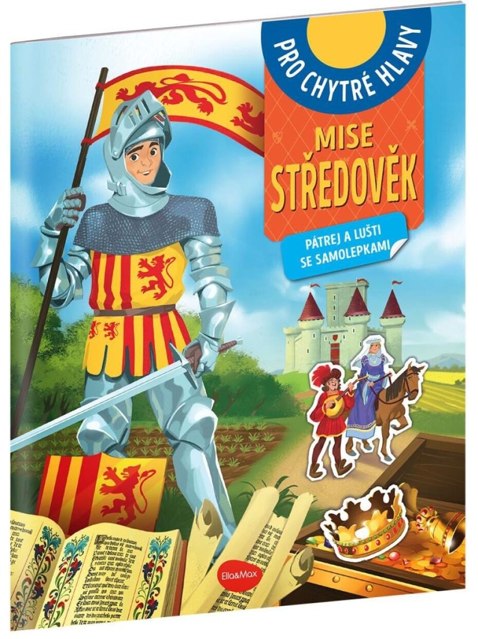 Mise středověk - Pátrej a lušti se samolepkami - Amstramgram - main (0)