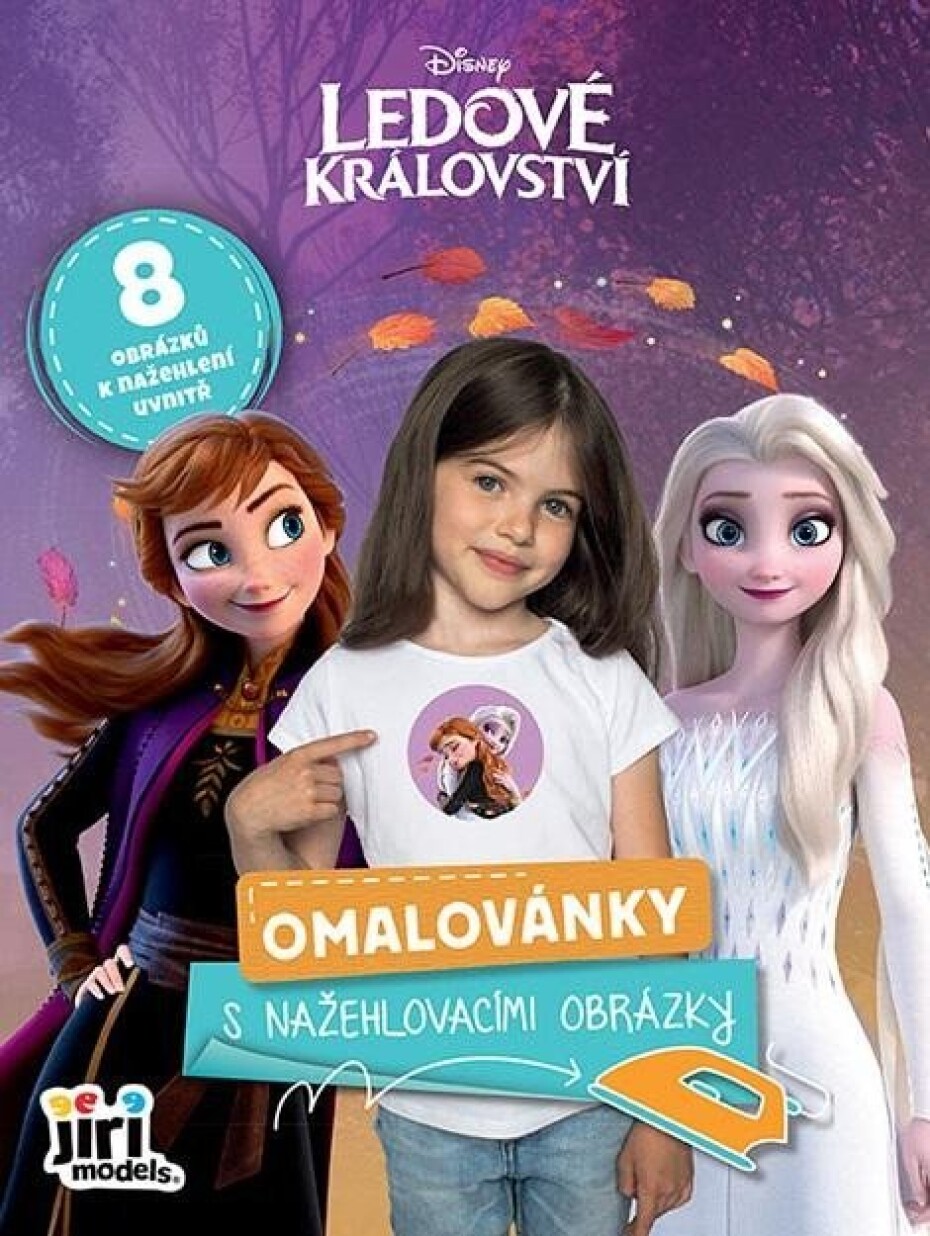 Omalovánky s nažehlovacími obrázky Ledové království - main (0)