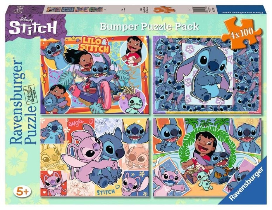 Puzzle Disney: Stitch 4x100 dílků - main (0)